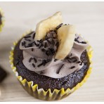 Veganský cupcakes dortíček banán a čokoláda