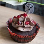 Bezlepkový veganský cupcakes dortíček čokoláda