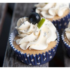 Veganský cupcakes dortíček borůvka a citron