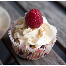 Veganský cupcakes dortíček malina a vanilka