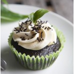 Veganský cupcakes dortíček máta a čokoláda